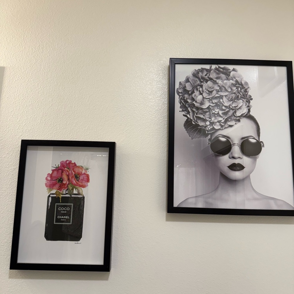 Chanel perfume art & model